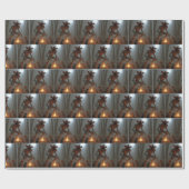 Papier Cadeau Demogorgon Creatures Around a Campfire (Plat)