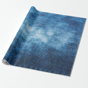 Papier Cadeau Denim a porté texture tissu pour arrière - plan. J