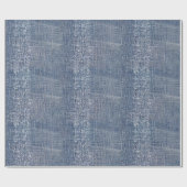 Papier Cadeau Denim Blue Jeans Imprimer (Plat)