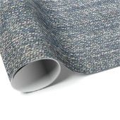Papier Cadeau Denim clair (Coin rond)