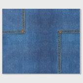 Papier Cadeau Denim Jeans Envelopper le papier (Plat)