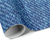 Papier Cadeau Denim Jeans Pocket Russe Pays Ouest (Coin rond)