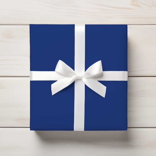 Papier Cadeau Dénim Royal Blue Solid