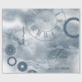 Papier Cadeau Denim Steampunk (Plat)