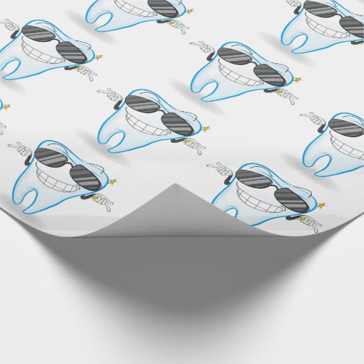 Papier Cadeau dent (Coin)