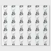 Papier Cadeau dent de calembour (Plat)