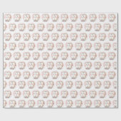 Papier Cadeau Dent Heureuse (Plat)
