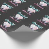 Papier Cadeau Dental Assistant dentaire Floral Tooth Dentiste (Coin)