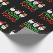 Papier Cadeau Dental Squad Dentist Funny Teeth Christmas Pajamas (Coin)