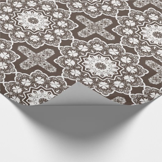 Papier Cadeau Dentelle blanche (Coin)