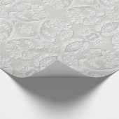 Papier Cadeau Dentelle blanche fleurie (Coin)