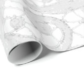 Papier Cadeau Dentelle de pays Rustique Antique papier d'envelop (Coin rond)