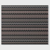 Papier Cadeau Dentelle dorée (Plat)