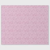 Papier Cadeau Dentelle Rose Clair (Plat)