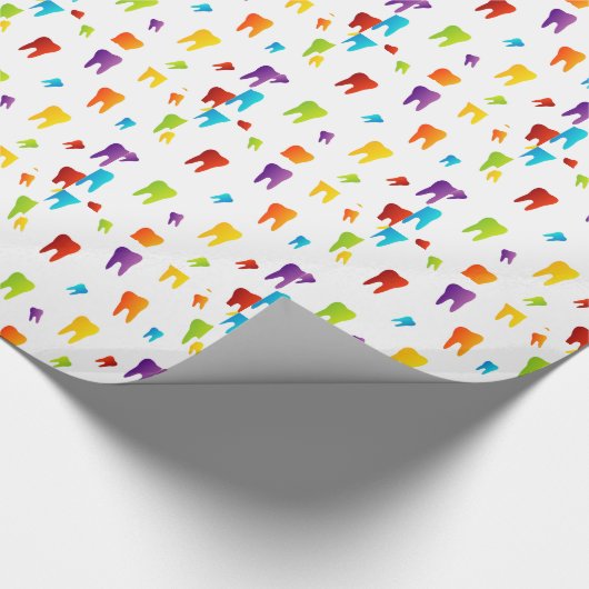 Papier Cadeau Dents colorées (Coin)