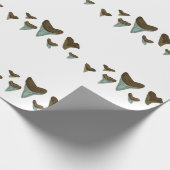 Papier Cadeau Dents de requin fossile (Coin)
