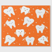 Papier Cadeau Dents mignons (Plat)