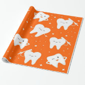 Papier Cadeau Dents mignons (Déroulé)