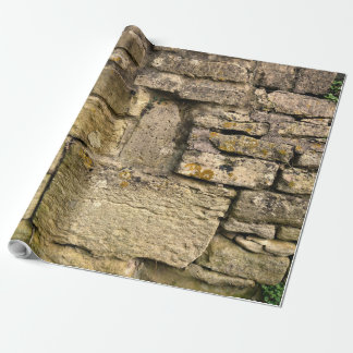 Papier cadeau d'enveloppement de pierre cotswold