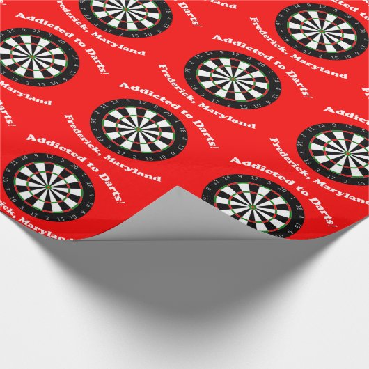 Papier Cadeau Dépendant aux dards (Coin)