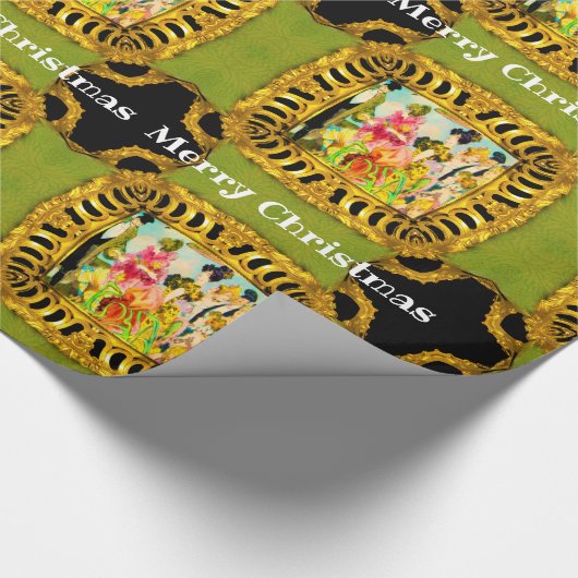 Papier Cadeau Déplacement victorien pour le jour à Noël (Coin)