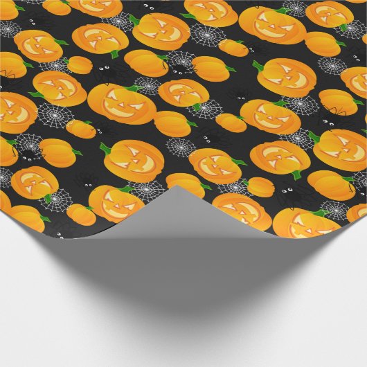 Papier Cadeau Déplaisant Halloween Spider Jack-o'-lantern Spider (Coin)