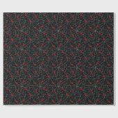 Papier Cadeau Déplaisant Halloween Spider Web (Plat)