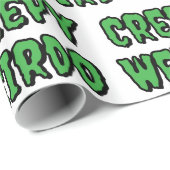 Papier Cadeau Déplaisant Weirdo (Coin rond)