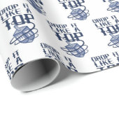 Papier Cadeau Déposez-Le Comme Un Papier Haut De Gamme Hanoukka (Coin rond)