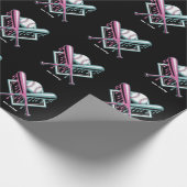 Papier Cadeau Dérive De Baseball Pour Garçons Bateau À Crème Gla (Coin)