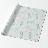 Papier Cadeau Dérive de méduses (Déroulé)