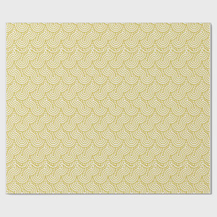 Papier Cadeau Dérive dorée