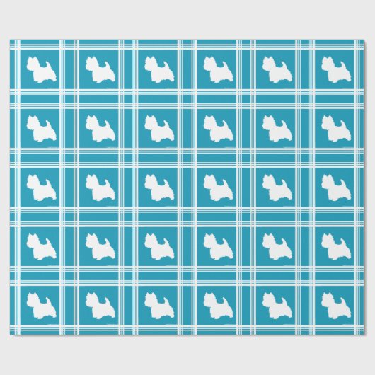 Papier Cadeau Des articles de toilette turquoise (Plat)