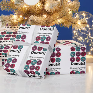 Papier Cadeau Des beignes remplissant Mes Espaces Vide Avec Des