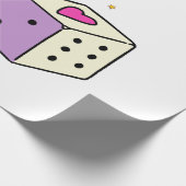 Papier Cadeau Dés Chanceux (Coin)