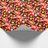 Papier Cadeau Des étoiles en chute (Coin)