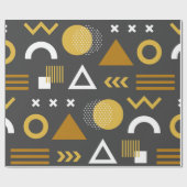Papier Cadeau Des figures géométriques de conception motif trans (Plat)