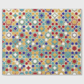 Papier Cadeau Des motifs islamiques sans couture. Nom islamique (Plat)