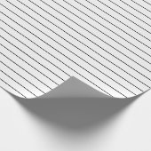 Papier Cadeau Des nuances noires sur la fête blanche ou Noël (Coin)