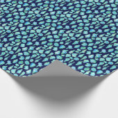 Papier Cadeau Des obus de mer de Preppy sur un Arrière - plan de (Coin)