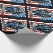 Papier Cadeau Des policiers de St. Michael nous défendent au com (Coin)