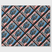 Papier Cadeau Des policiers de St. Michael nous défendent au com (Plat)