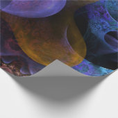 Papier Cadeau Des rêves vifs Art numérique psychédélique (Coin)