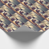 Papier Cadeau Des souris à travers des lunettes noires (Coin)