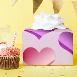 Papier Cadeau Des tas de coeurs