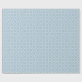 Papier Cadeau Des teintes océaniques tranquilles Géométrie douce (Plat)