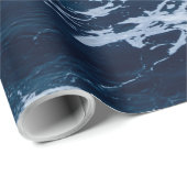Papier Cadeau Des vagues de mer impressionnantes | Meilleur cade (Coin rond)