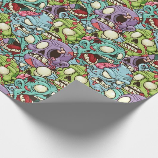 Papier Cadeau Des zombies ! (Coin)