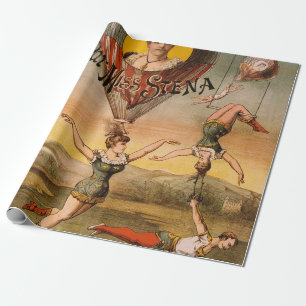 Papier Cadeau Descente d'Absalon par Miss Stena Vintage Circus