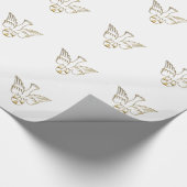 Papier Cadeau Descente d'or du papier d'emballage de (Coin)